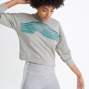 Madewell X Outdoor Voices Crop Sweater Size XL